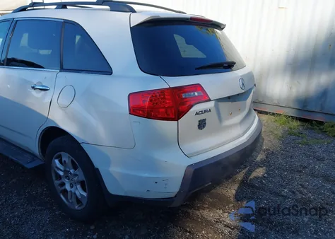 2008 Acura Mdx Technology Package z USA, uszkodzony, nr VIN 2HNYD28358H532797